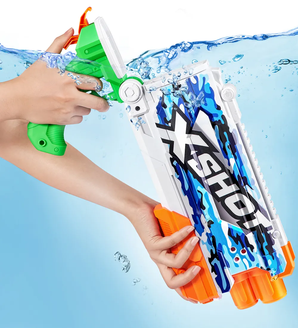 X-SHOT Udeleg Og Udendørs Legetøj|Vandleg>Vandpistol - Skins Pump Action Fast-Fill - 800 ml - Water