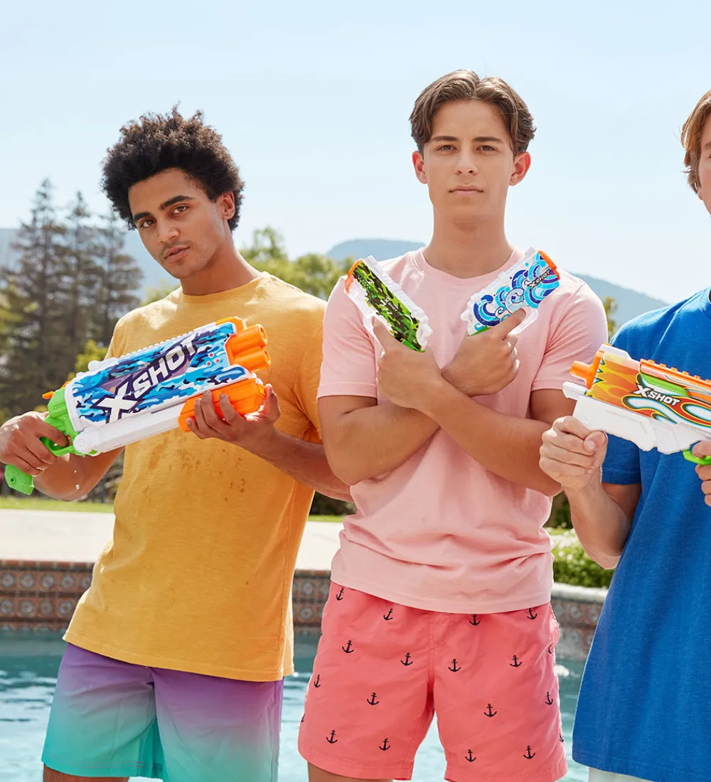 X-SHOT Udeleg Og Udendørs Legetøj|Vandleg>Vandpistol - Skins Pump Action Fast-Fill - 800 ml - Water