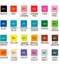 Zig Tuscher Og Farver>Tuscher - Clean Color Pen - 24 Stk